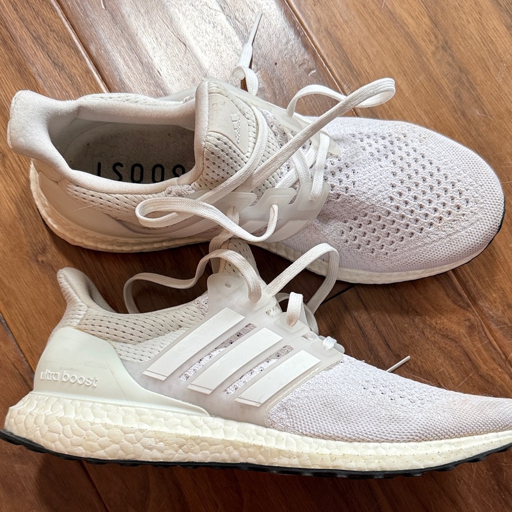 Adidas Ultra Boost Cream Running Shoes